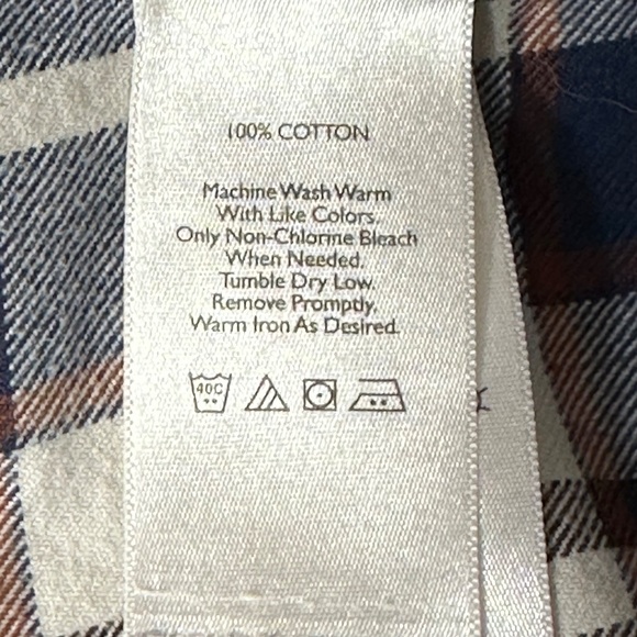 EUC Eddie Bauer Plaid Button-up Men's Shirt Relaxed Fit Large - Picture 6 of 6